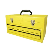 Caja de Herramientas Metálica 47 cm con 2 Gavetas Surtek