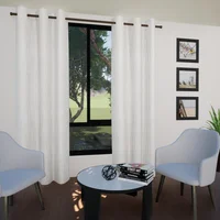 Set de 2 Cortinas Velo Chipre Báltico 150 X 218 Gris