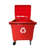 Contenedor Basurero 1100 Litros Rojo