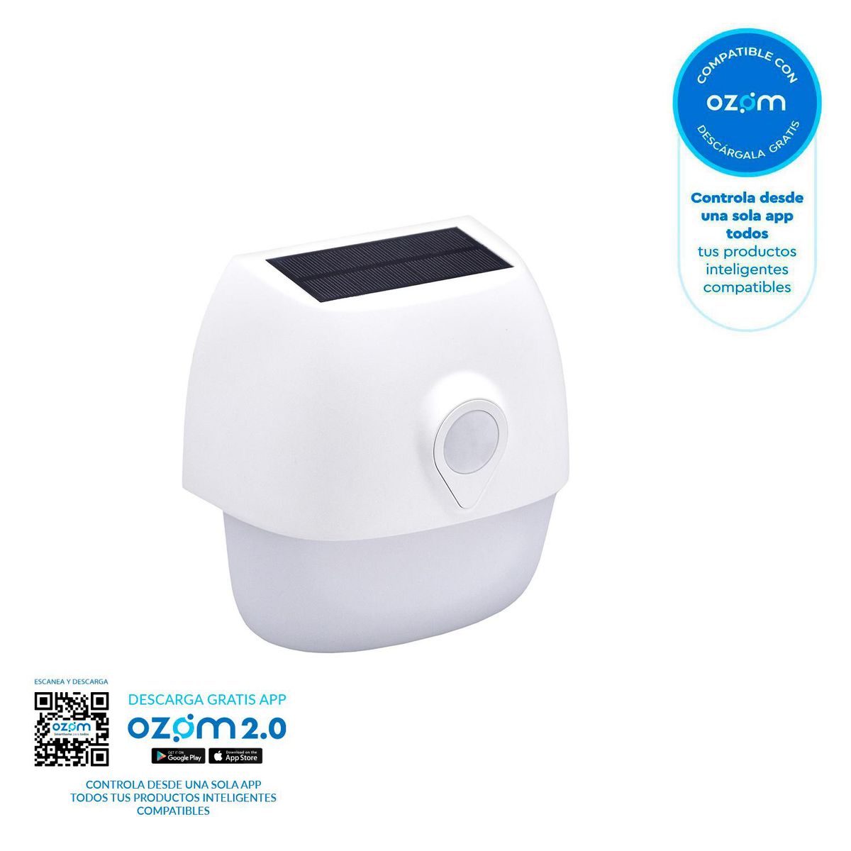 VTA PLUS - Sensor De Movimiento Inteligente Solar 2En1 Angle