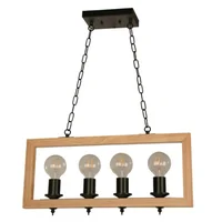 Lámpara Colgante Color Negro 4l E27 40w