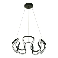 Lámpara Colgante Led Color Negro 42w 100-240v 3000k