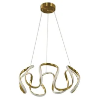 Lámpara Colgante Led Color Plateado 42w 100-240v 3000k