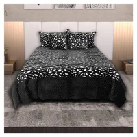 Tendido Plumas King Negro Plateado