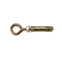 Perno de Anclaje Con Gancho Cerrado de Zinc M8 x 60