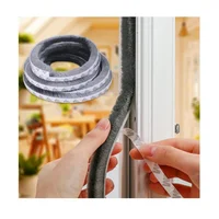 Tira Burlete Adhesivo para Puertas y Ventanas Gris 5 Metros