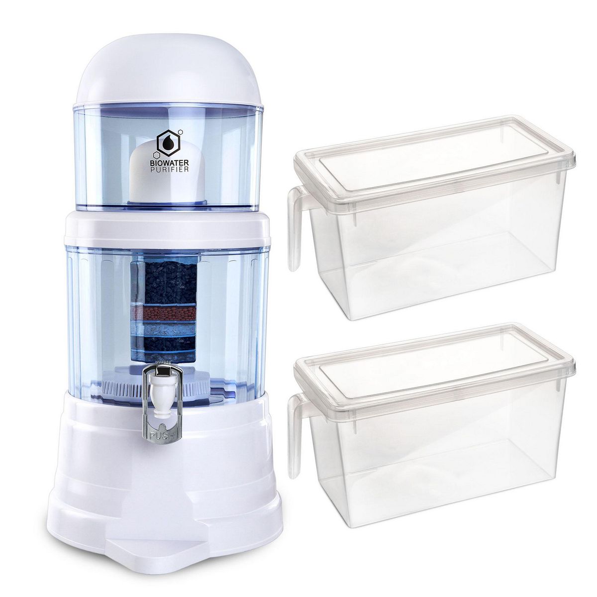 Filtro de Agua Biowater Chef Master + 2 Organizadores Nevera CHEF ...
