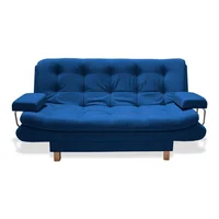 Sofacama Marti Azul Petroleo 175X90X80 Cm