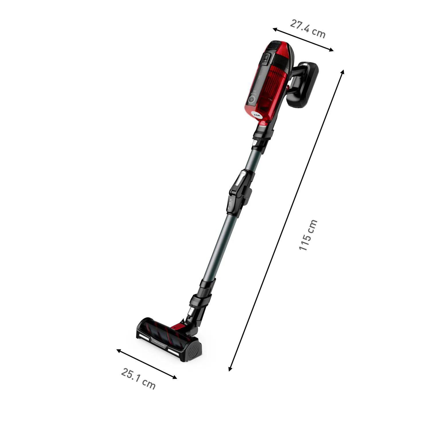 Aspiradora Inalámbrica T-Fal X-FORCE FLEX 12.60, 350 Watts, Batería 45min, Accesorio Mascota 9
