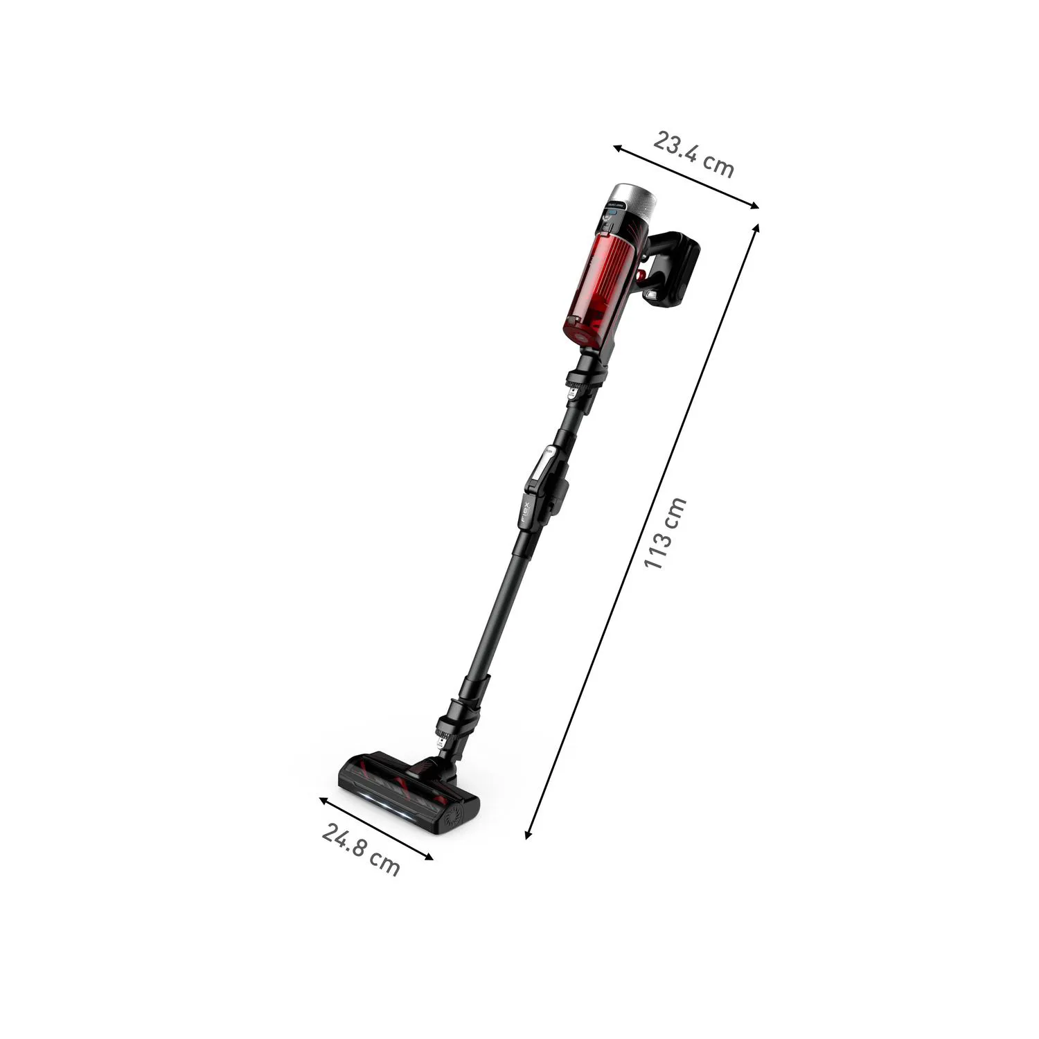 Aspiradora Inalámbrica T-Fal X-FORCE FLEX 9.60, 250 Watts, Batería 45min, Accesorio Mascota 10