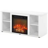 Centro de Entretenimiento Furinno Jensen con Chimenea