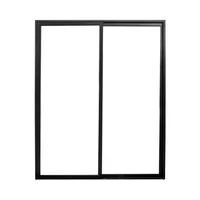 Ventana Aluminio Serie 1500 Negro 120x150cm Holztek