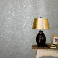 Papel De Colgadura Vintage Moderno 32815 Plata Cenizo Brillante