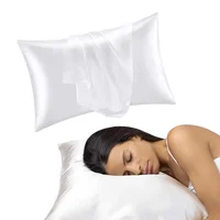 Fundas De Almohada En Satin Control Frizz Blanco 1 Unidad