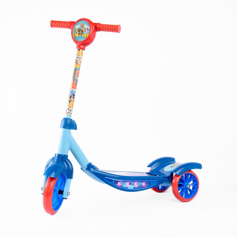 Patineta Scooter Infantil Paw Patrol Azul Con Luces Ruedas PAW