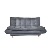 Sofa Cama Clic Clac Kloe 90x180x84 Gris Plata