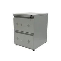 Archivador de 2 Gavetas Gris Agatha Set X 5 Unidades