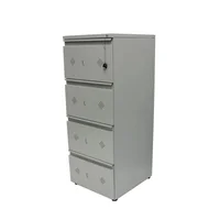 Archivador de 4 Gavetas Gris Agatha Set X 5 Unidades