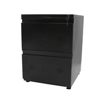 Archivador de 2 Gavetas Negro Set X 5 Unidades
