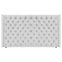 Cabecero Sencillo Midnight 100X150 Blanco Ecocuero