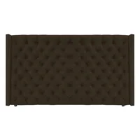Cabecero Semidoble Midnight 120X150 Café Microfibra