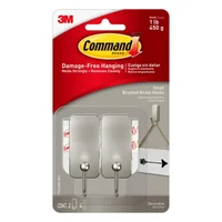 Gancho Command Small Niquel x2
