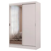 Closet Max 2 Puertas Corredizas con Espejos Blanco