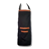 Delantal Drill Con Cuerina
