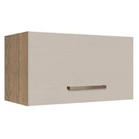 Mueble De Cocina Superior 1 Puerta Abatible Agata 60 Cm Marrón/Crema