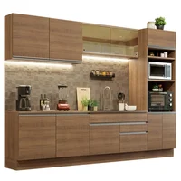 Cocina Integral Glamy 3.10m Marrón 01