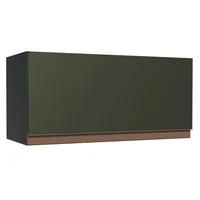 Mueble Superior De Cocina 1 Puerta Abatible Reims 70 Cm Negro