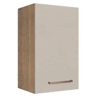 Mueble De Cocina Superior 1 Puerta Agata 40 Cm Marrón/Crema