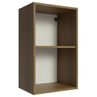 Mueble De Cocina Superior Con 2 Nichos Abiertos Lux. Glamy Y Agata 40 Cm Marrón