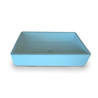 Lavamanos Cozumel Big En Concreto Uhpc Color Blue Wave