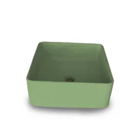 Lavamanos Cozumel Medium En Concreto Uhpc Color Green Nature