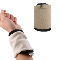 Muñequera Multifuncional Con Cierre 1 Unidad Beige