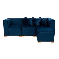 Sala Modular Burgos Azul 5 Puestos