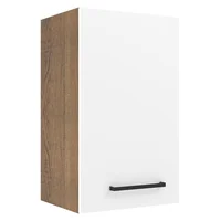 Mueble De Cocina Superior 1 Puerta Agata 40 Cm Marrón/Blanco