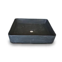 Lavamanos Margarita En Concreto Uhpc Color Black Elegance