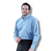 Toucan Chef Uniforms Camisa Oxford Azul 603 Hombre L