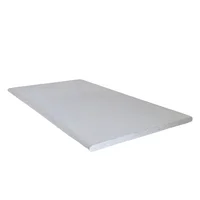 Rompeolas Marmol Blanco Marfil Arenado 30.5X100Cm Esp Cj 1 Ml