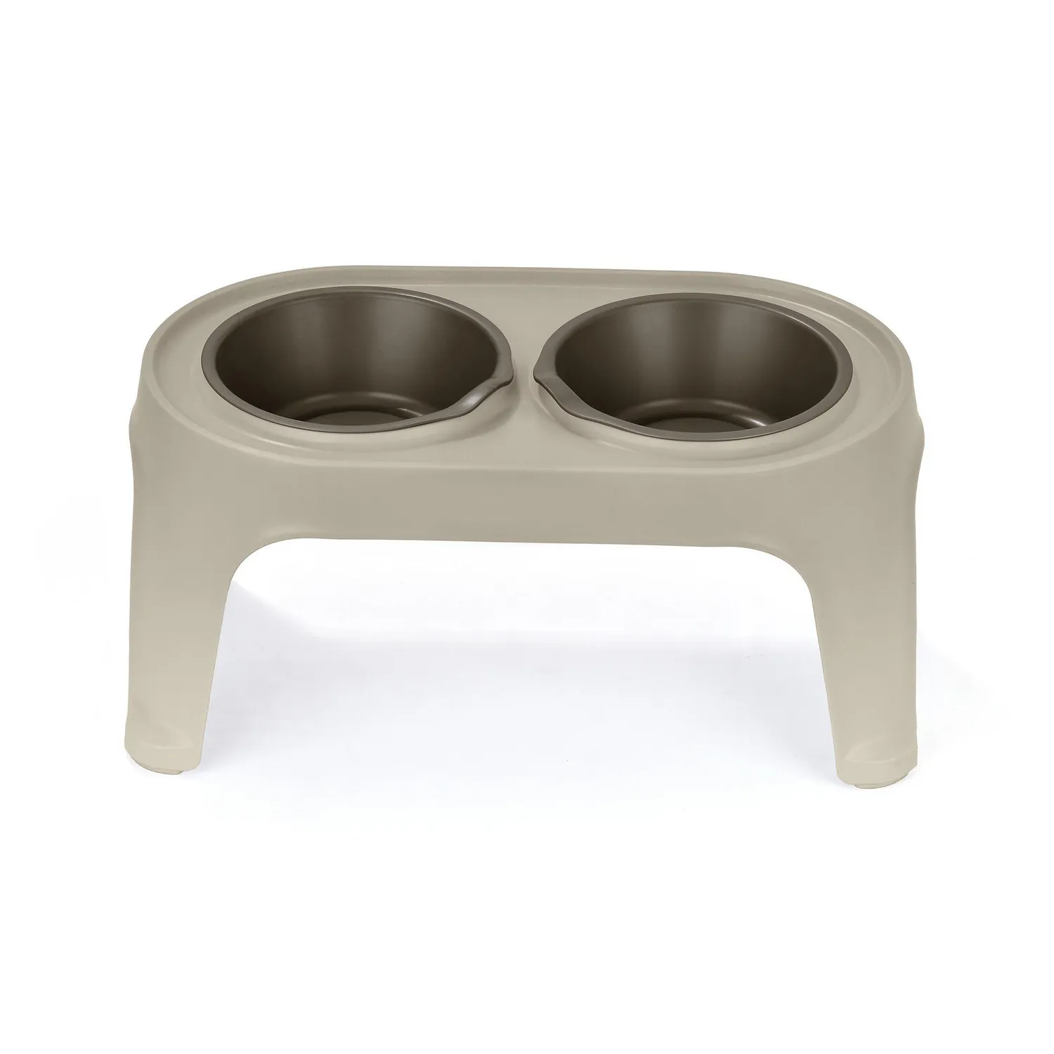 Comedero Para Perro Mediano 21.7x44.3x25.4cm Mocca Rimax