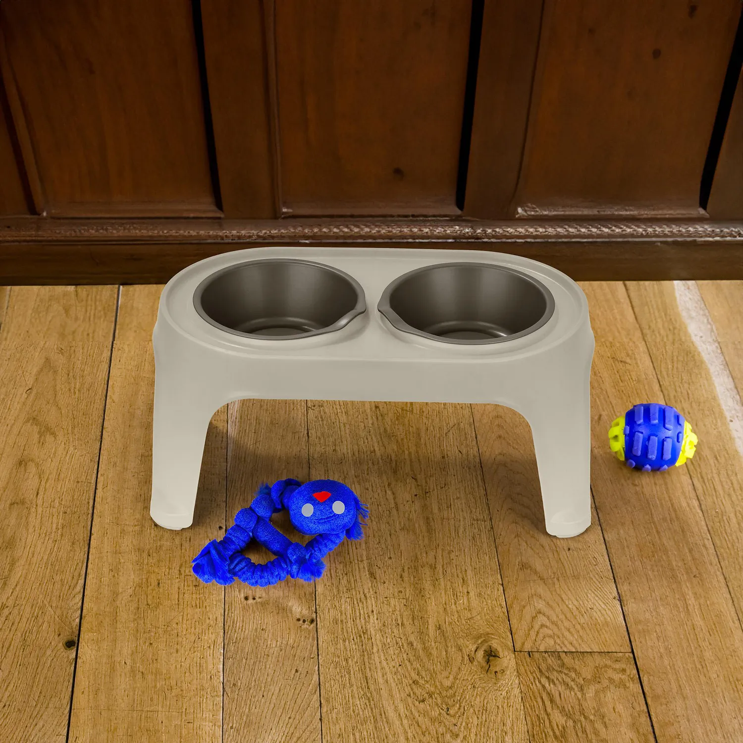 Comedero Para Perro Mediano 21.7x44.3x25.4cm Mocca Rimax 5