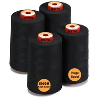Hilo de Poliéster Color Negro Brothread