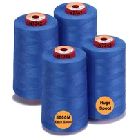 Hilo de Poliéster Color Azul Brothread