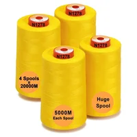 Hilo De Poliéster Multiusos Para Costura Y Acolchado 4 Conos New Brothread