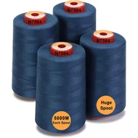Hilo de Poliéster Color Azul Oscuro Brothread