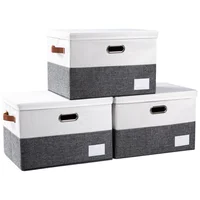 Cajas de Almacenamiento Plegables con Tapas Prandom