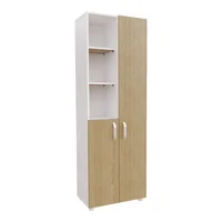 Closet Multiusos Aldo 60cm 180x60x39 Madera natural/Blanco