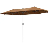 Sombrilla Grande de Patio de 396.24 cm Doble Cara